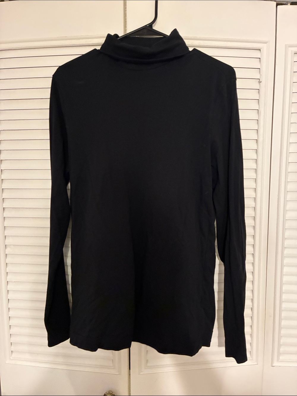 Classic Black Long Sleeve Turtleneck